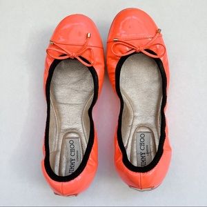 Pink Jimmy Choo ballet flats